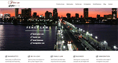 Desktop Screenshot of feherlaw.com